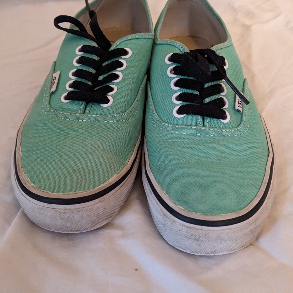 Vans Authentic teal women's 8.5 men's 7